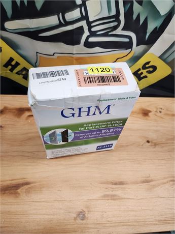 1120 - GHM Replacement Filter for Black and Decker