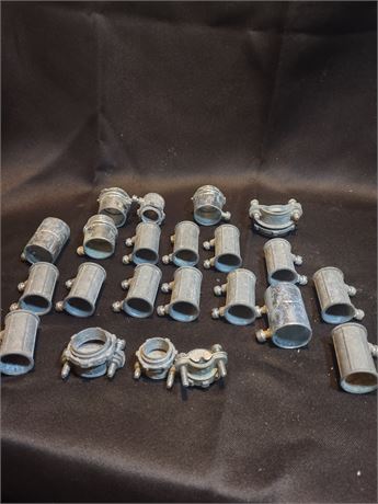 EMT (electrical metallic tubing) connectors and couplings