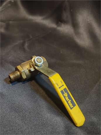 Parker brand brass ball valve