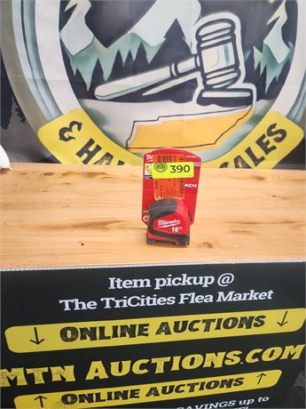 390 - Milwaukee 16' Tape Measure - Brand New