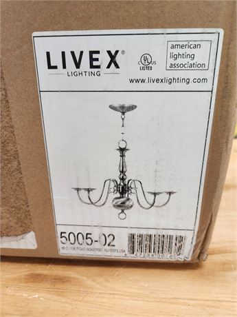410 - Livex Lighting Chandelier