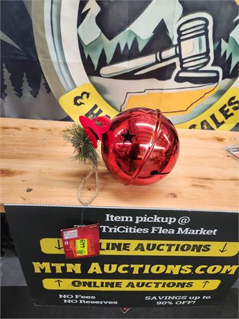 449 - 8in Christmas Bell Ornament