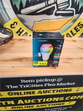 444 - Bluetooth Speaker 60w Full Color Smart Bulb
