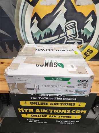 367 -4" LED New Construction Can 6 Pack