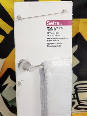 503 - Kohler 24" Brushed Nickel Towel Bar