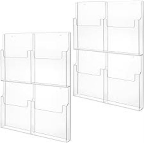 512 - RattanView 2pcs 4 Pocket Wall Hanging Organizer