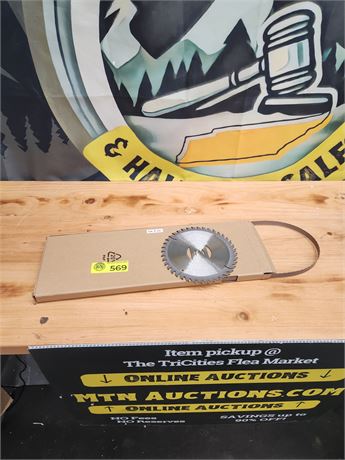 569 - 2pk Saw Blades (Circular & Band Saw)