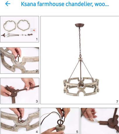 561 - Hanging Chandelier